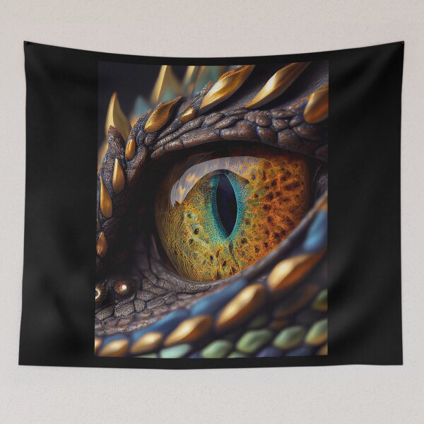 Item preview, Dragon eye green poster designed and sold by Mk5studio.