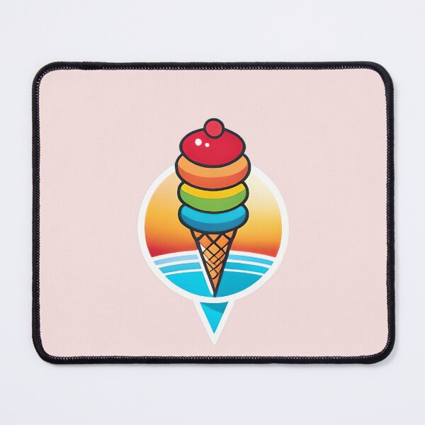 Item preview, Ice cream cone pop art designed and sold by AsCreationss.