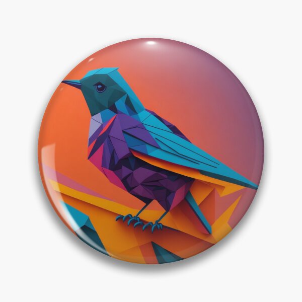 Item preview, Colorful Melodies: Shillotte Bird in Vibrant Tones designed and sold by hudaG.