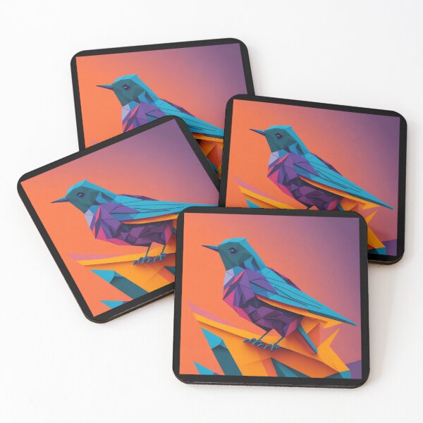 Item preview, Colorful Melodies: Shillotte Bird in Vibrant Tones designed and sold by hudaG.