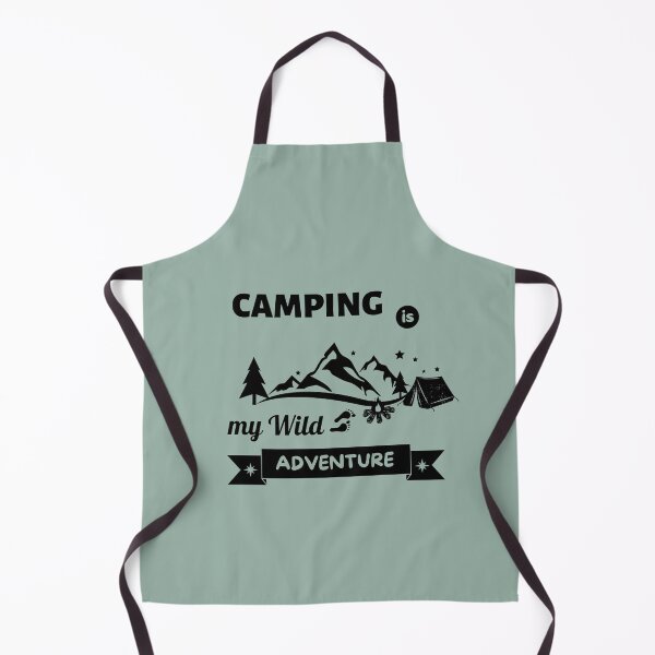 Item preview, Camping Is My Wild Adventure (Misty Moss) designed and sold by RoseCandi.
