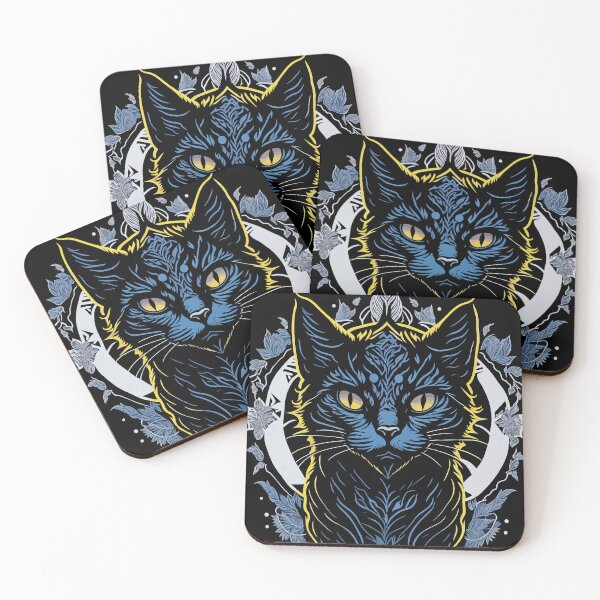 Item preview, mystical cat designed and sold by HJRP.