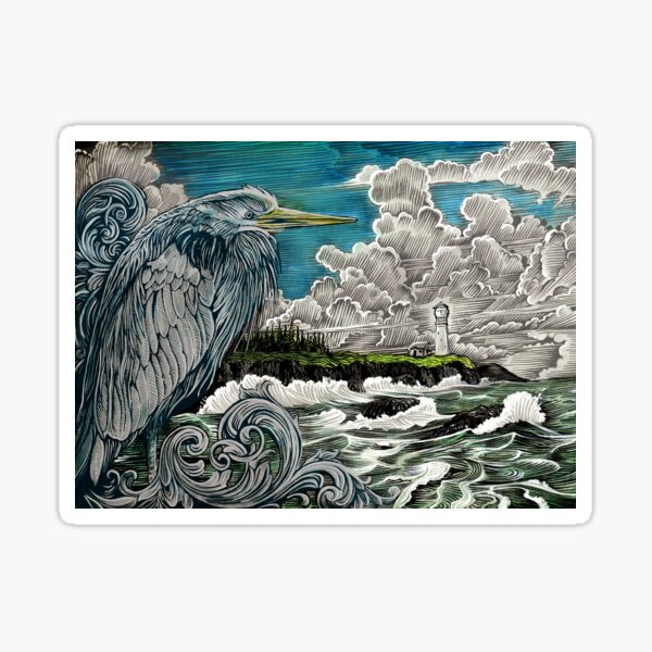 Item preview, Seaside Heron designed and sold by Ty Meier.