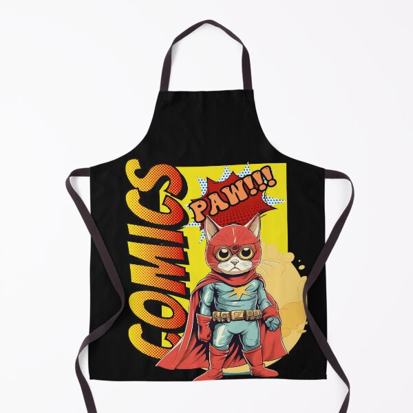Item preview, Superhero Cat - Comic Graphic designed and sold by MTJ-Mushrooms.