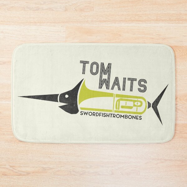 Item preview, Tom Waits Swordfishtrombones | Black Mid Century Modern Art designed and sold by theoralcollage.