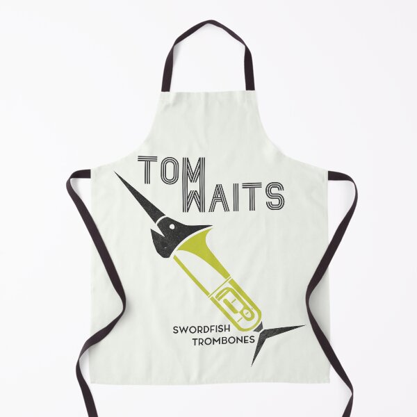 Item preview, Tom Waits Swordfishtrombones | Black Mid Century Modern Art designed and sold by theoralcollage.