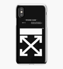 black white off iPhone Case/Skin