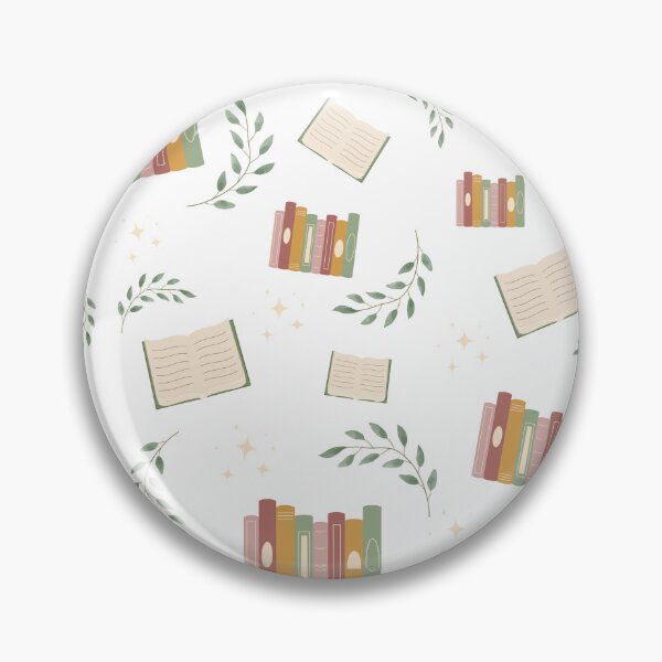 Item preview, Magical Bookish Book Illustration Pattern with Plants and Sparkles designed and sold by Simply Magic Supply.