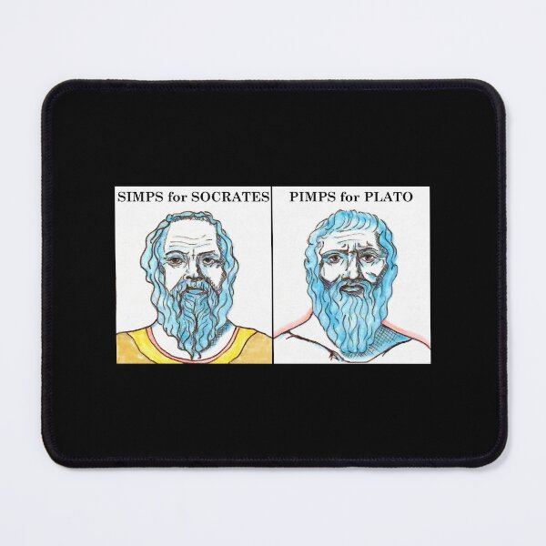 Item preview, Philosopher Doodle Portrait: Simps for Socrates x Pimps for Plato designed and sold by spldoodles.