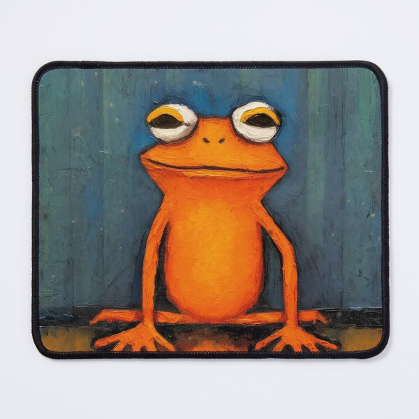 Item preview, Smiling Orange Frog In A Swamp designed and sold by YoPedro.