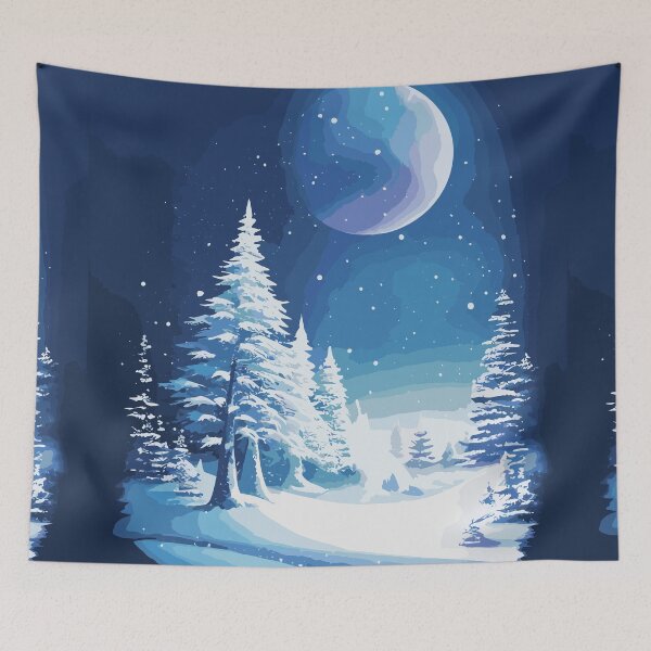 Item preview, Snowy night designed and sold by elearah1.
