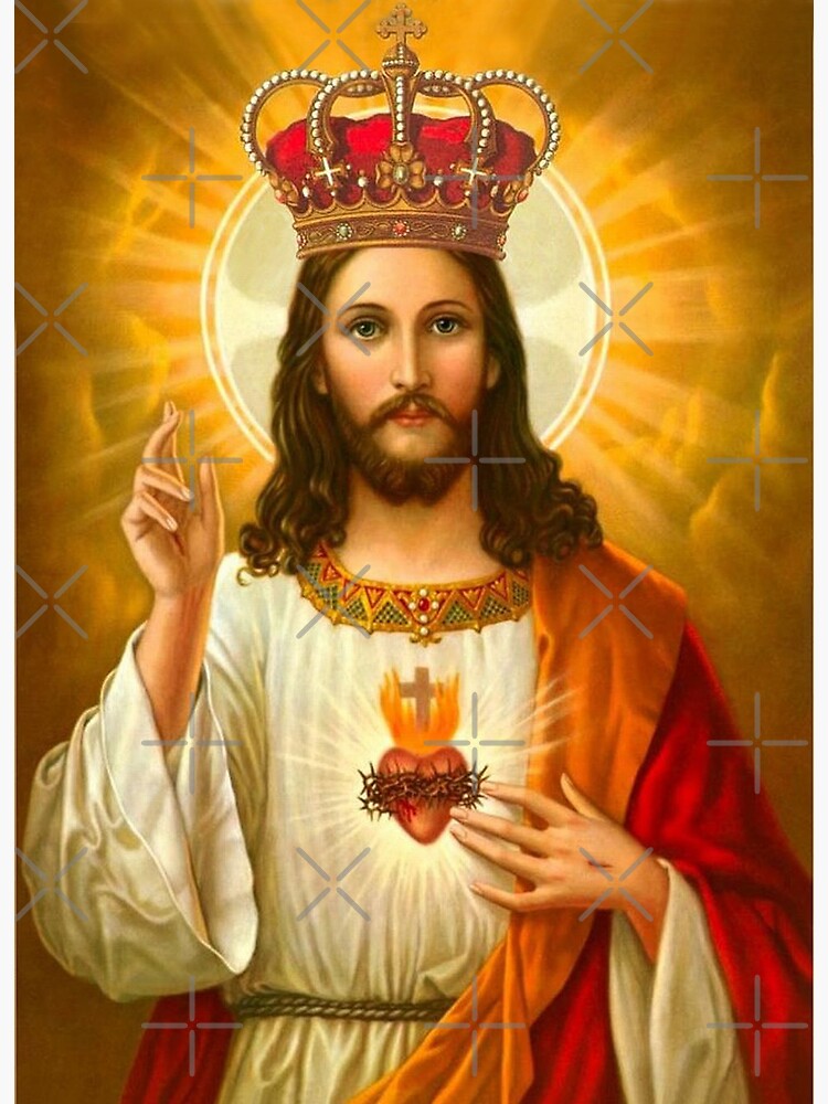 "Jesus Christ the King of Kings" Sticker by litmusician Redbubble