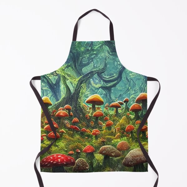 Item preview, Mushroom Fields: A Mystical World designed and sold by janMitame.