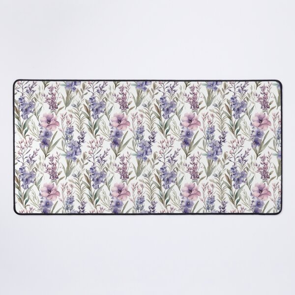 Item preview, Watercolor Soft Pastel Colors Lavender Flowers Pattern designed and sold by PixelPop1.