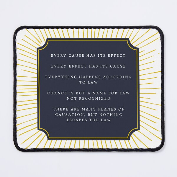 Item preview, Principle of cause and effect designed and sold by Arcano22.