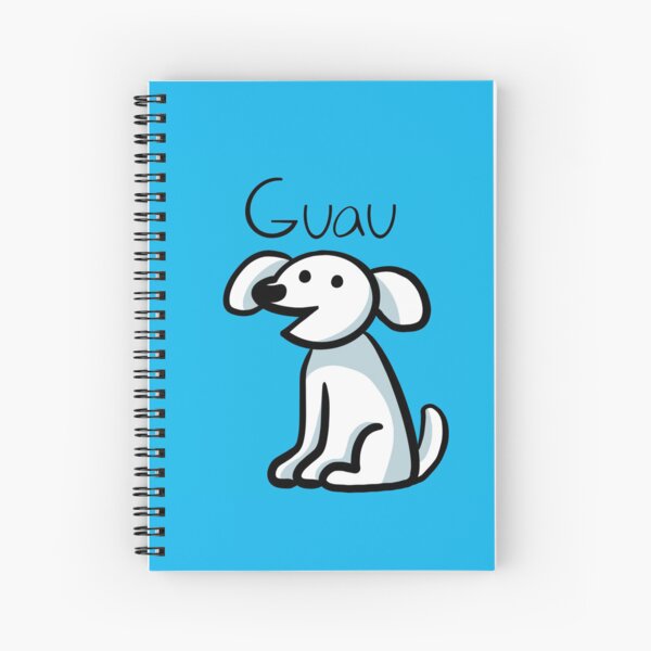 Vista previa del artículo con la obra «perro blanco habla español», diseñado y vendido por optimistic-rat.