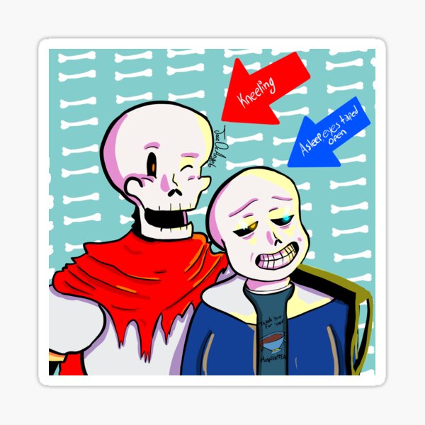 Undertale - Sans and Papyrus Sticker Bumper Sticker Vinyl Decal 5 : Buy  Online at Best Price in KSA - Souq is now : Automotive