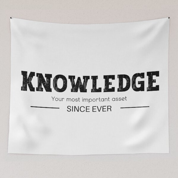 Item preview, Knowledge - Your Most Important Asset - Since Ever designed and sold by StudioRedKoala.