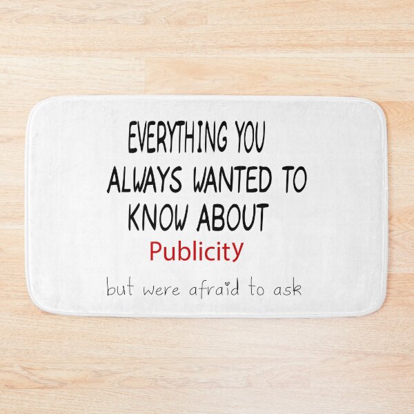 Item preview, Everything you always wanted to know about publicity. designed and sold by khodjaikram20.