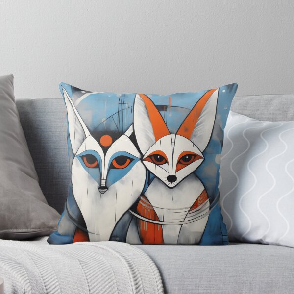 Item preview, Animal Art | Artsy Fox Pair designed and sold by Fractal-Graphic.