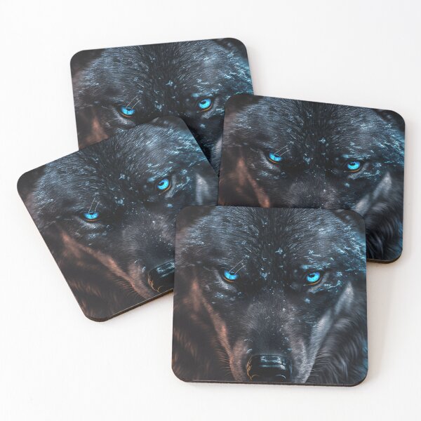 Item preview, shewolfdaughter angry wolf face designed and sold by Mk5studio.