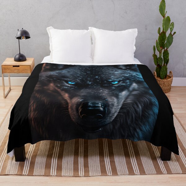 Item preview, shewolfdaughter angry wolf face designed and sold by Mk5studio.