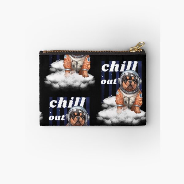 Item preview, Chill out - Rottweiler Astronaut, rest and relaxation. Relax and calm. Calm down, chill out. Funny Spacedog designed and sold by PupilLove.