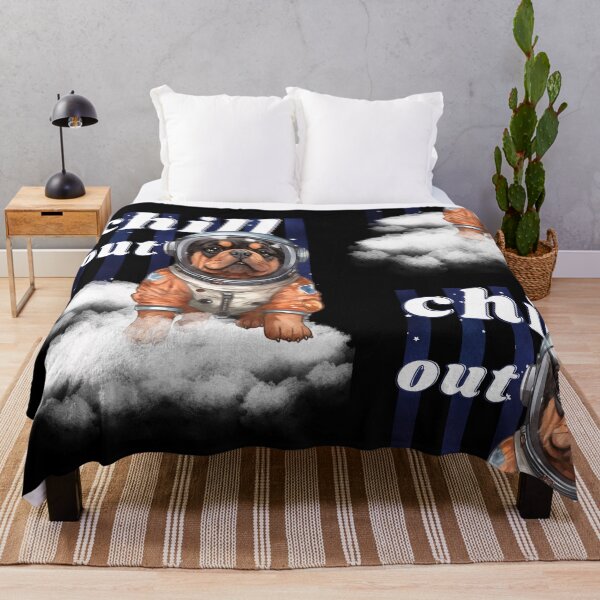Item preview, Chill out - Rottweiler Astronaut, rest and relaxation. Relax and calm. Calm down, chill out. Funny Spacedog designed and sold by PupilLove.