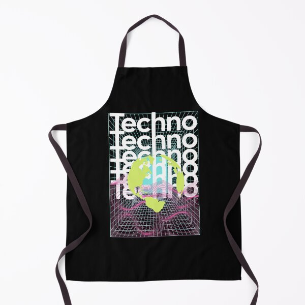 Item preview, TECHNO - Grid Globe (White/Pink/Lime) designed and sold by Discothreadz.