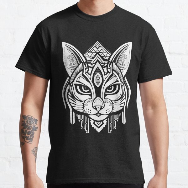 Tribal Artistic Miaw Classic T-Shirt