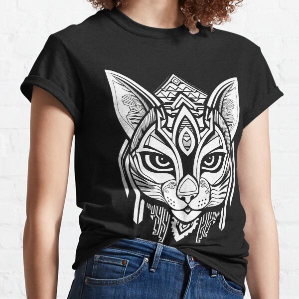 Tribal Artistic Miaw Classic T-Shirt