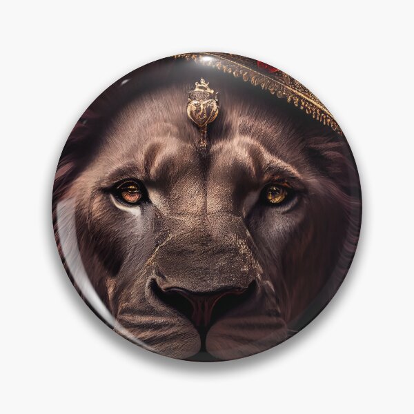 Item preview, black lion king or red art poster designed and sold by Mk5studio.