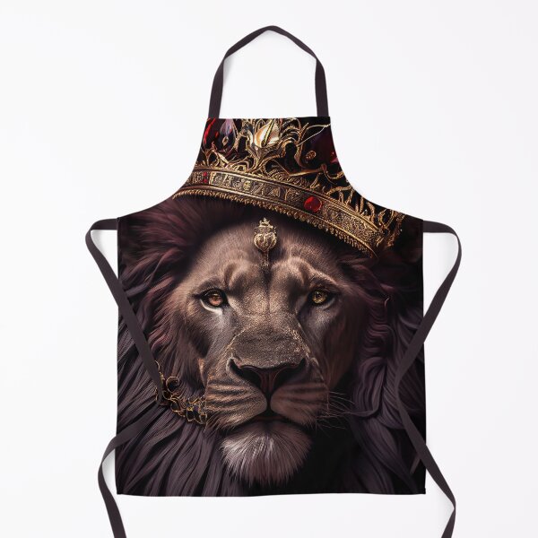 Item preview, black lion king or red art poster designed and sold by Mk5studio.