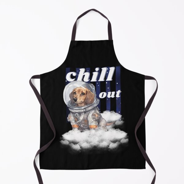 Item preview, Chill out - Dachshund Astronaut, rest and relaxation. Relax and calm. Calm down, chill out. Funny Spacedog designed and sold by PupilLove.