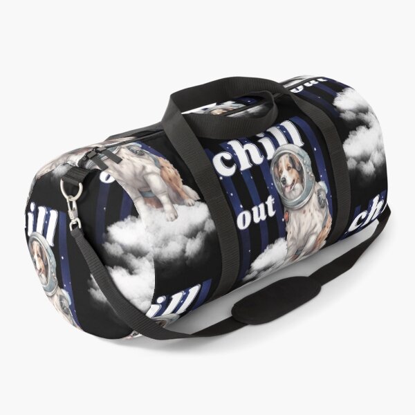 Item preview, Chill out - Australian Shepherd Astronaut, rest and relaxation. Relax and calm. Calm down, chill out. Funny Spacedog designed and sold by PupilLove.