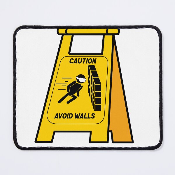 Item preview, caution avoid walls designed and sold by Autumn Simpson.