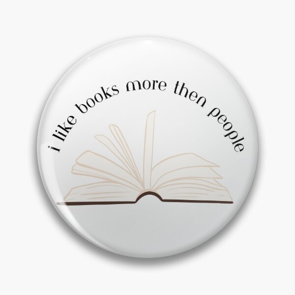 Item preview, I like books more than people  designed and sold by Hilary Morrison.
