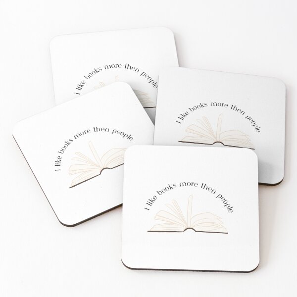 Item preview, I like books more than people  designed and sold by Hilary Morrison.