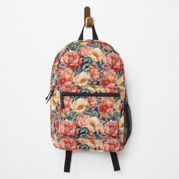 Item preview, Watercolor Soft Pastel Colors Peony Flowers Pattern designed and sold by PixelPop1.
