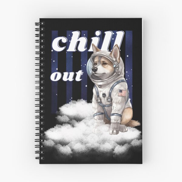Item preview, Chill out - German Shepherd Astronaut, rest and relaxation. Relax and calm. Calm down, chill out. Funny Spacedog designed and sold by PupilLove.