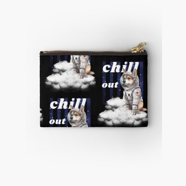 Item preview, Chill out - German Shepherd Astronaut, rest and relaxation. Relax and calm. Calm down, chill out. Funny Spacedog designed and sold by PupilLove.