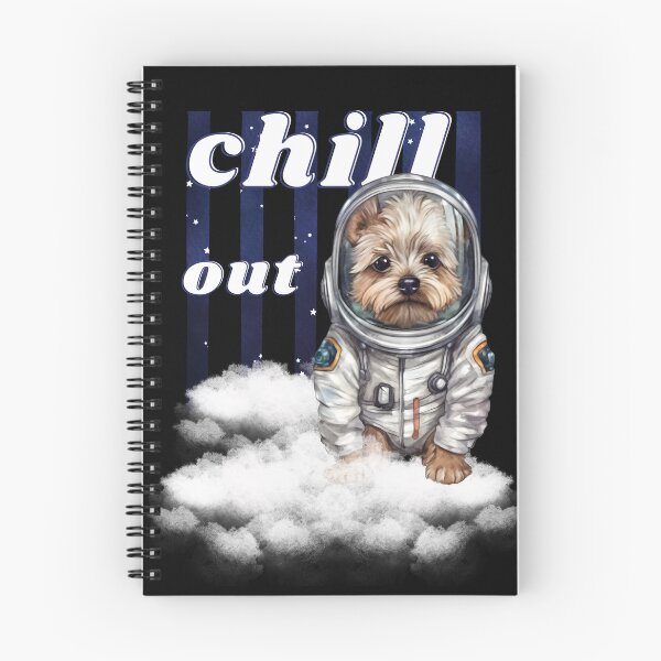 Item preview,  Chill out - Yorkshire Terrier  Astronaut, rest and relaxation. Relax and calm. Calm down, chill out. Funny Spacedog designed and sold by PupilLove.