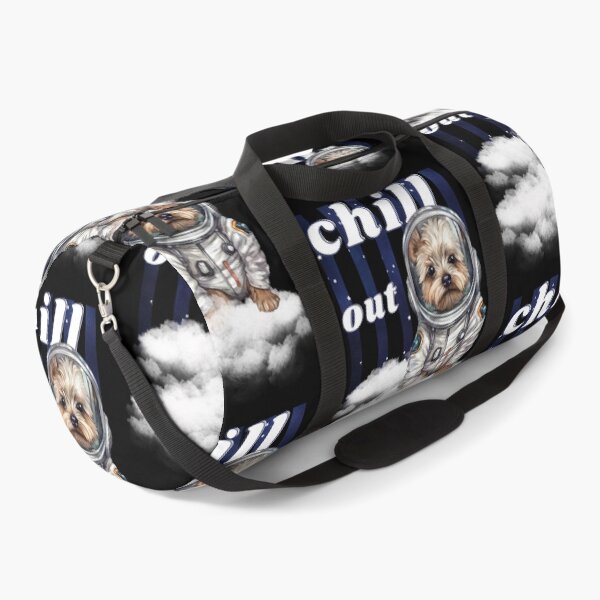 Item preview, Chill out - Yorkshire Terrier Astronaut, rest and relaxation. Relax and calm. Calm down, chill out. Funny Spacedog designed and sold by PupilLove.
