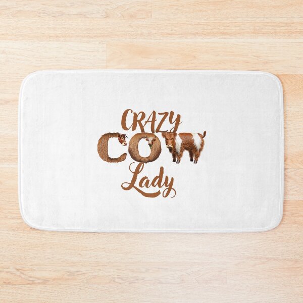 Item preview, Crazy COW Lady (With cows in the letters) designed and sold by jazzydevil.
