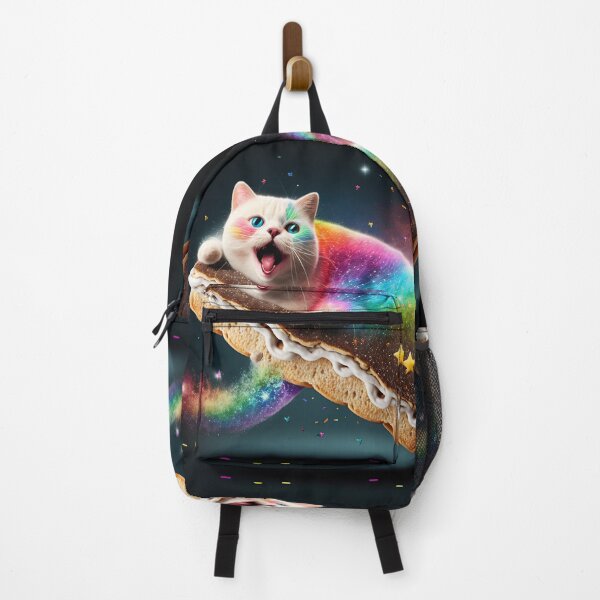 Vista previa del artículo con la obra «Meme Nyan Cat Rainbow Pop Tarta Espacio», diseñado y vendido por Khaos23-Inc.