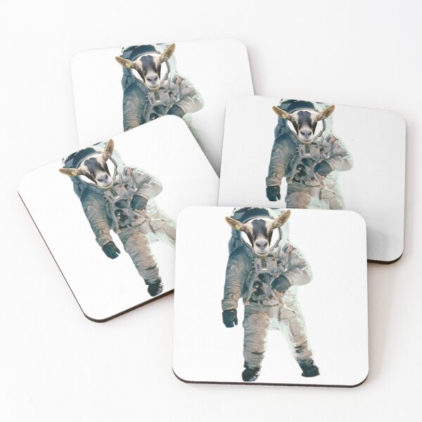 Item preview, Goat astronaut  designed and sold by Guiltygraphics.