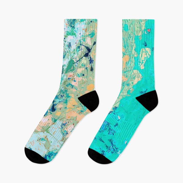Item preview, Sky Symphony: Pouring Art in Celeste, Yellow, and Blue designed and sold by GAP90.