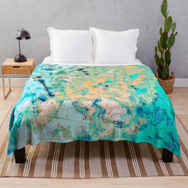 Item preview, Sky Symphony: Pouring Art in Celeste, Yellow, and Blue designed and sold by GAP90.
