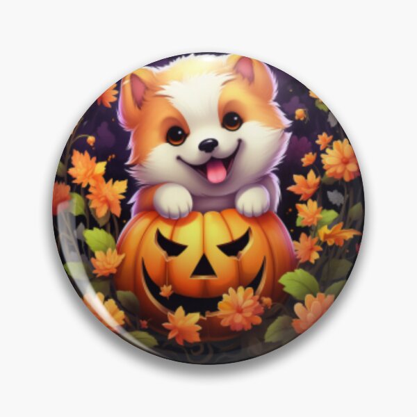 Item preview, Adorable Akita Puppy: Spooktacular Paws Collection Fall 2023 designed and sold by HalloweenMStore.