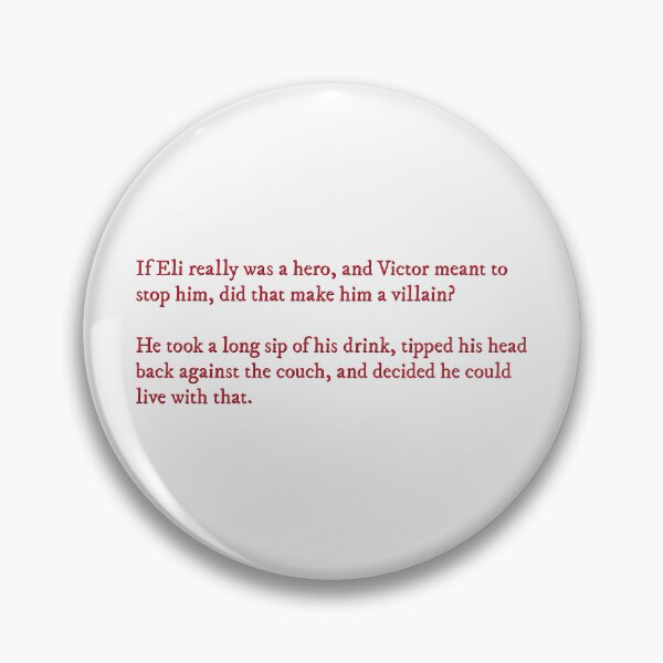 Item preview, Vicious V.E. Schwab quote designed and sold by percqbeths.